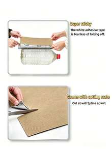 1pc Self-Adhesive Cat Scratch Pad, Trimmable Carpet, Cat Scratch Sticker, Prevent Pet Scratching Sofa Furniture Protection - 40*300cm - View 3