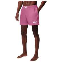 Nike Shorts femininos para atividades ao ar livre - Rosa - Ver 3