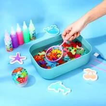 Magic Water Spirit Powder & Random Non-Repeating Color Gel Refill, Narcissus Watercolor Gel Set, Creative Craft Gift From Parents & Grandparents - Suitable For Party Favors & Bath Time - Multicolor - View 8