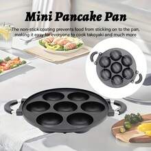 1pc Multi-Functional 7-Hole Octopus-Shaped Mold, Egg Cake Mold And Multi-Functional Non-Stick Kitchen Cooking Pot, Easy To Clean And Space-Saving Design - Perfect For Home Cooking And Outdoor Activities - View 4
