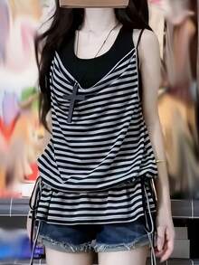 Women Tops - Black and White - View 6