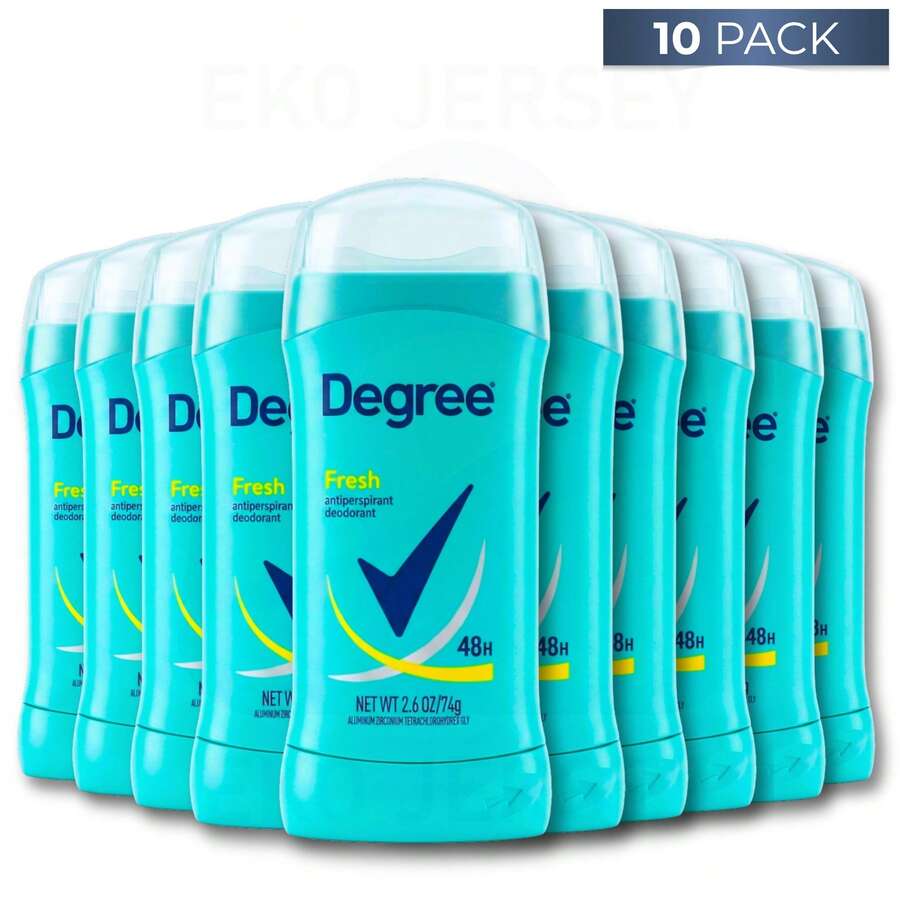 Degree Women Fresh 48H Odor Protection Deodorant Stick 2.6oz / 74g Pack Of 10 - Multi Scents - View 1