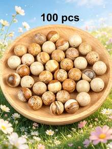 50/100/150/200/500/1000 piezas Cuentas de piedra natural multicolor de 8mm, gemas redondas y lisas con agujero de 1mm, adecuadas para la fabricación de joyas DIY - perfectas para pulseras, collares y aretes - Multicolor - Ver 18