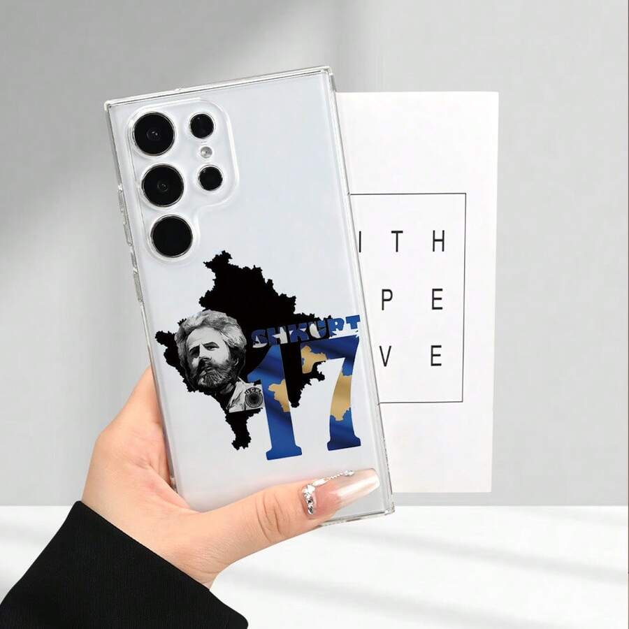 Funda para teléfono: Funda para teléfono de material TPU con diseño temático de Kosovo Figura 17, a prueba de caídas y resistente al desgaste, elegante, unisex, compatible con A53/A54/A55/S22/S23/S24 y otras series de , funda protectora de alta calidad, un regalo para ti mismo. - Color mixto 2 - Ver 1