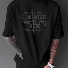 Men T-Shirts - 黑色 - 查看 6