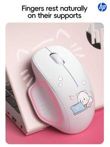 HP 品牌 - 無線滑鼠，教授 SE 無線雙模/靜音版/藍牙 V5.4/2.4Ghz+藍牙 5.4，多款可愛貼紙，便攜使用，相容於 iPad、Mac、Windows 系統 - 查看 7