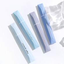 4/12pcs Gradient Highlighters, High Aesthetic Color Markers, Minimal Highlight Pens, Axe-Shaped Nib, Smooth Writing, Bright Colors For Study, Journal, Key Point Highlighting, Easy Classification And Reading, Back To School - Highlighter - View 10