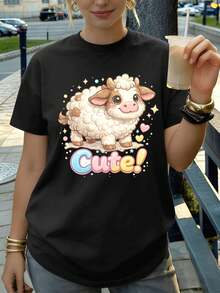 Camisetas de Mujer - Negro - Ver 1