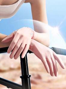 1 Pair Summer Ice Silk Sun Protection Gloves - X-label Sunscreen - View 2