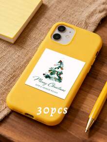 20/30/40/60pcs Personalized Christmas Stickers/Personalized Christmas Gift Labels/Santa Claus Gift Stickers/Merry Christmas Stickers/Christmas Labels/Christmas Gift Labels/Santa Claus Stickers/Envelope Seal Stickers/Personalized Christmas Stickers - Multicolor - View 21