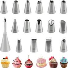 Stainless Steel Piping Tips Set, Reusable Cake Decorating Nozzles For Frosting, Cupcakes, Cookies And Pastries, DIY Baking Tools & Kitchen Essentials - Multicolor - View 15