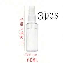4pcs 30ml Refillable Spray Bottles, Portable Reusable Fine Mist Sprayer Bottles, Travel Size Cosmetic Sample Spray Containers - Clear - View 27