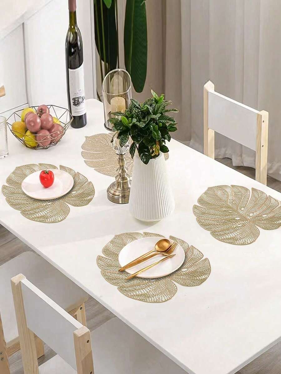 Creative PVC Placemats For Restaurant And Hotel, European Style Plate Mats, Bowl Mats, Tableware Mats, New Chinese Style Table Mats, Heat-Insulating Mats - A - View 1