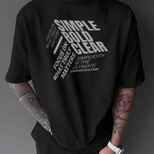 Men T-Shirts - 黑色 - 查看 6