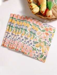 20pcs Disposable Paper Napkins Are The Perfect Choice For Western-Style Party-Printed Tableware. Their Simple Lace Patterns Suit Birthdays, And Other Occasions. Ideal For Indoor And Outdoor Dining, Festive Home Tableware, - A - View 9