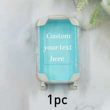 LICVIC Custom Text Mini Suitcase, Personalized Fun Travel Kits, Customized Girl'S Travel Kits, Customizable Birthday Gift, Customized, Kids Gift, Boys, Girls - Style a - View 7