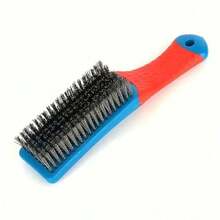 1/2pcs Heavy Duty Metal Brush With Ergonomic Plastic Handle, Effectively Removes Rust, Welding Slag, Dirt And Paint - Multicolor - View 6