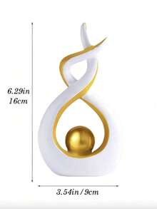 1pc Modern Minimalist Feng Shui Decorative Figurine, Brings Wealth And Prosperity, Perfect For Living Room, TV Cabinet, Bar Cabinet Decor, Also Suitable As New Year Gift And Holiday Decoration - Multicolor - View 9
