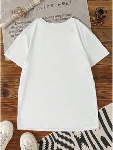 Isola Bella, Taormina, Sizilien,  Kurzarm-T-Shirt |   Italien, italienisches Tee |   Strand, Fisch, Sommerhemd | Mediterraner Stil, , haut printemps - Weiss - Übersicht 2