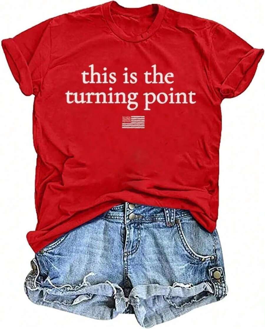 Camisetas cristianas para mujer, divertidas con verso bíblico de fe, para día festivo, verano, casual, religioso, manga corta - Rojo - Ver 1