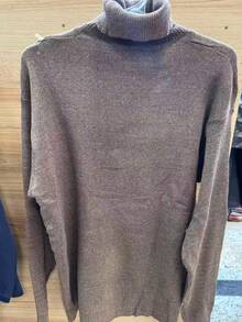 Manfinity Mode Men's Turtleneck Sweater, For Fall And Winter - Camel - Ver 2