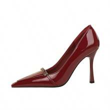 Women Pumps - Burgundy - View 3