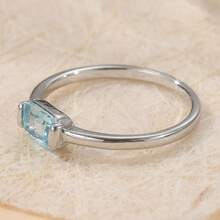 A Vintage Minimalist Copper Hand-Carved Jewelry Ring, Suitable For Women To Wear In Bohemian Style. - Silver - View 3