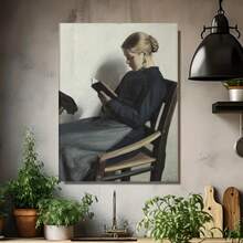 1 Pieza de Impresiones Enmarcadas Autoadhesivas, Arte Floral y Botánico para Pared, Retrato Vintage XXXII - Decoración de Pared con Marco, Listo para Colgar - Enmarcado - Ver 4