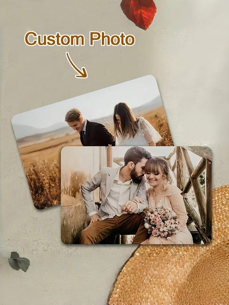 1pc Custom Wallet Card,Couple Photo Card,Custom Wallet Insert Card, Perfect Gift For Husband, Boyfriend,Or Partner,Birthday Gift,Father's Day Gift