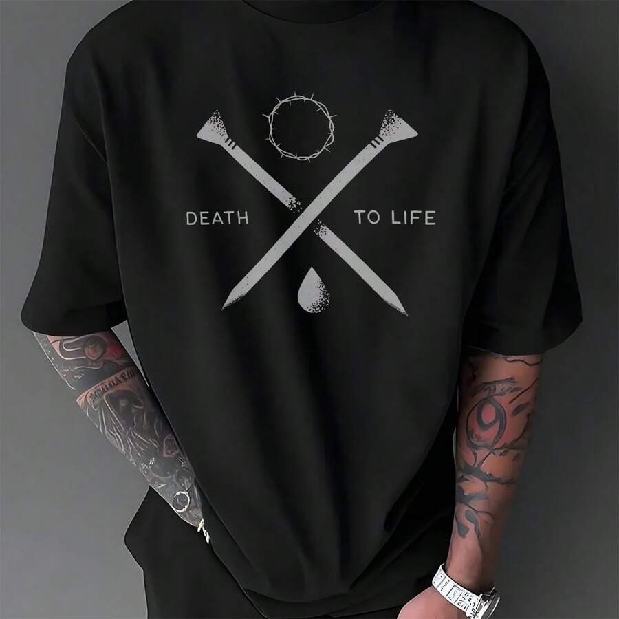T-Shirts Hommes - Noir - Voir 1