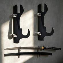Sword Stand 2 Tier, Sword Display Hanger Holder Wall Mount,Sword Wall Mount For Katana Knife - Multicolor - View 5