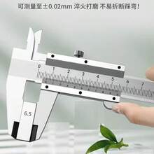 1pc High Precision Stainless Steel Vernier Caliper, Ergonomic Handle And Clear Markings, Suitable For DIY, Engineering, Manufacturing, Quality Control - Industrial Measuring Tool, Ideal For Precise Measurement In Various Applications, Durable Metal Construction For Engineers And Hobbyists - A - View 7