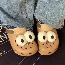 2/4pcs DIY Shoe Charms For Clogs, Cute Big Eye Cartoon Fun Shoe Decorations, Fashion Accessories - Suitable For Various Clogs - Multicolor - View 1