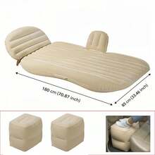 3-In-1 Soft Fluffy Inflatable Mattress With Dual Foot Pump, Inflatable Sofa Bed, Foldable Home Sofa, Portable Outdoor Bed (Suitable For Sleep And Naps), Adjustable Bed Type, Suitable For Living Room/Bedroom/Study/Outdoor Sleep/Beach - Multicolor - View 7