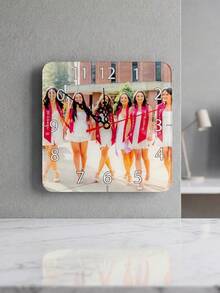 1 buah Jam Foto Personalisasi, Jam Dinding Gambar Kustom dengan Nama dan Teks, Jam Dekoratif Akrilik, Cocok untuk Kamar Tidur, Ruang Tamu, Kantor dan Dapur, Hadiah Hari Ayah, Hadiah Apresiasi Guru, Hadiah Wisuda, Hiasan Dinding Rumah untuk Keluarga dan Teman - MultiWarna - View 12