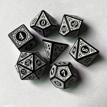 Axe Sword Shaped Storage Box With Multi-Sided Dice Set, 7pcs Dice With 3D Printed Storage Box, Suitable For D&D Tabletop Role-Playing Games Ttrpg RPG Or Other Board Games, Perfect For Summer Night Party, Personalized Gift For Boyfriend, Men, Teenagers - Multicolor - View 17
