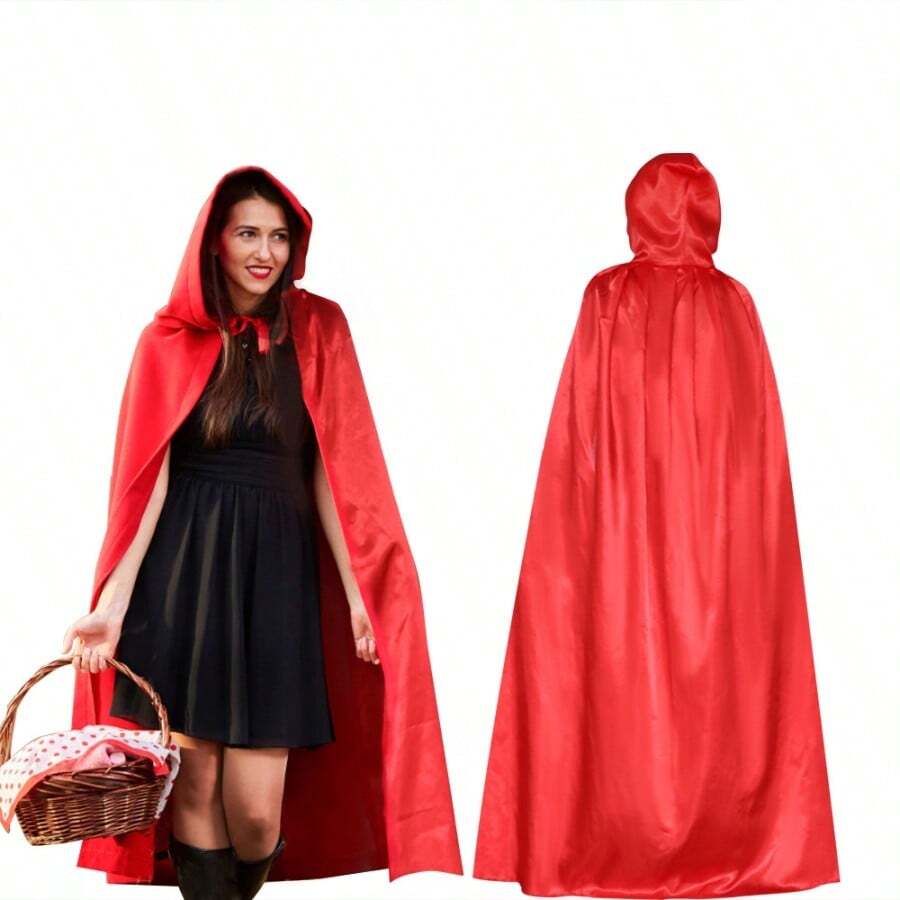 3pcs, 150cm Halloween Cape Cloak, Party Stage Costume Witch Shawl - Multicolor - View 1