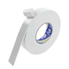 Fita Adesiva Dupla face 1.7cm X 3 .8 metros com Espuma Cola E Fixação Intensiva rio master - Branco - Visão 4