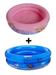 1pc, 2026 Oversized Thickened Double-Layer Beach Swimming Pool, Size 90*90cm, Outdoor Beach Swimming Pool, Floating Swimming Pool For Water Party, Fishing Pond Inflatable Swimming Pool Beach Toy Sand Pit Toy Thickened Inflatable Swimming Pool - Multicolor - View 10