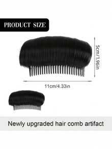 1pc Curly Hair Bun Extension, Women's Hair Bun, Women's Hair Accessory, Women's Hair Accessory, Women's Hair Extension, Invisible Hair Pad, High Temperature, Hair Styling Tool - Multicolor - View 4
