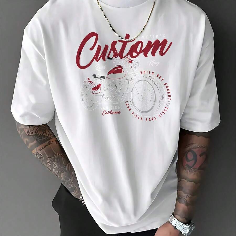Men T-Shirts - White - View 1