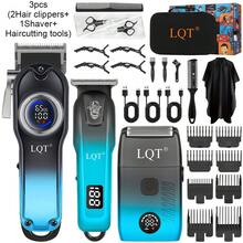 LQT (3pcs/2pcs/1pc Ferramentas de Corte de Cabelo) Conjunto Profissional de Máquina de Cortar Cabelo Masculina - Máquina de Cortar Cabelo Recarregável, Aparador de Barba, Máquina de Cortar Cabelo Multifuncional Sem Fio, Carregamento USB, Diferentes Opções para Barbeiros e Uso Doméstico, Adequado para Cuidados Pessoais ou Viagens, Escolha de Presente para o Dia do Pai. Presente Masculino Ideal - Ver 11