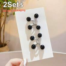 1組/2/3/4組 女款腰圍調節扣 縮小腰圍鈕扣 可調節腰圍收緊扣 無釘腰扣 適用於裙子牛仔褲 多功能調節鈕扣 - 彩色 - 查看 21