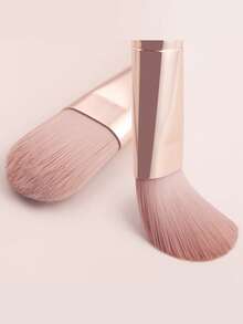 ronshadow 3pcs Dual-Ended Makeup Brush Set Including Powder Brush + Blush Brush + Foundation Brush + Contour Brush Soft Bristle Full Face Makeup Tool - Multicolor - View 4
