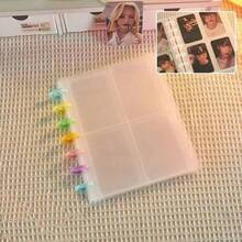 Photo Albums Photo Card Binder 3 Inch Photo Card Holder Book Cover With 80 Card Slots A5 Idol Business Card Set 2*3 Album Black White Pink - Multicolor - View 14