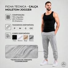 Fleece-Lined Jogger Pants, Skinny Slim Fit, For Weight Training, Winter, Gym, Fitness, With Pocket, Unisex, All Sizes: Winter, Autumn/Spring/Summer, Autumn/Spring/Summer - 灰色 - 查看 4