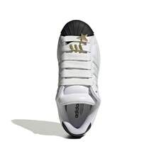 Adidas Clover Women's New Sneakers, Versatile Shell Toe Casual Sneakers - Black and White - View 8