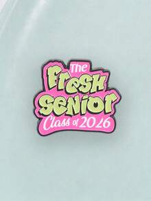 "The Fresh Senior Class Of 2026" Graduation Enamel Pin, Perfect Gift For Seniors, Durable And Stylish Accessory, Ideal For Graduation Parties - Multicolor - View 6