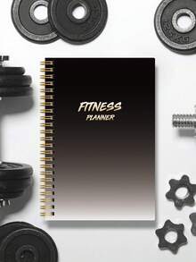 1 pieza Plan de Fitness Registro de Entrenamiento, Libro de Registro de Ejercicios con Encuadernación en Espiral, Para Seguimiento de Entrenamiento Diario, Establecimiento de Metas, Medición Corporal, Plan de Pérdida de Peso en Gimnasio y Hogar, Regalo para Mujeres, Útiles Escolares de Regreso a la Escuela, Útiles de Oficina - 1 Set - Ver 10
