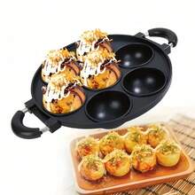1pc Multi-Functional 7-Hole Octopus-Shaped Mold, Egg Cake Mold And Multi-Functional Non-Stick Kitchen Cooking Pot, Easy To Clean And Space-Saving Design - Perfect For Home Cooking And Outdoor Activities - View 2